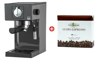 Bundle BRIEL μηχανή espresso A1 + δώρο 70 καφέδες MISCELA D+#39;ORO