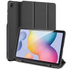 Dux Ducis Domo Smart Flip Cover Μαύρο (Galaxy Tab S6 Lite 10.4)