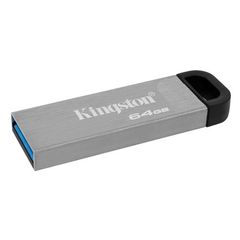 USB 3.2 Flash Disk Kingston Kyson DTKN 200MB/s 64GB Ασημί