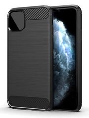 POWERTECH Θήκη Carbon Flex MOB-1549 για iPhone 12 Pro Max, μαύρη