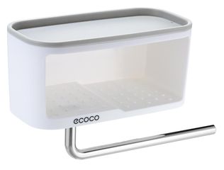 ECOCO πολυχρηστική βάση για σαπούνι + πετσέτα E1716, γκρι
