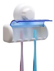 Βάση αποθήκευσης για 5 οδοντόβουρτσες CLN-0023, με βεντούζα, λευκό