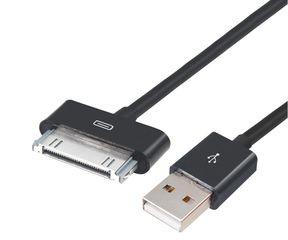 POWERTECH Καλώδιο USB 2.0 σε iPad + iPhone 4/4S CAB-U023, μαύρο, 1m