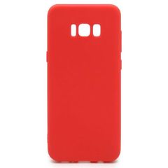 Θήκη Soft TPU inos Samsung G955F Galaxy S8 Plus S-Cover Κόκκινο