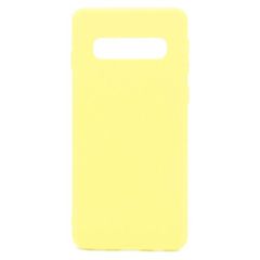 Θήκη Soft TPU inos Samsung G973F Galaxy S10 S-Cover Κίτρινο