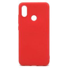Θήκη Soft TPU inos Xiaomi Redmi Note 6 Pro S-Cover Κόκκινο