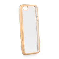 ΟΕΜ Ελαστική Θήκη Tpu jelly Electro για Apple iphone 5/5s - Gold
