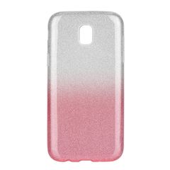 Oem Forcell θήκη Tpu Shining για Samsung Galaxy J5 J530 (2017) - Silver/Pink