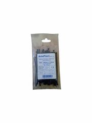 Δεματικά καλωδίων 200mm x 2.5mm μαύρο χρώμα