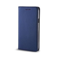 OEM Smart Magnet leather case for Samsung Galaxy A6+ Plus (2018)  - Navy Blue