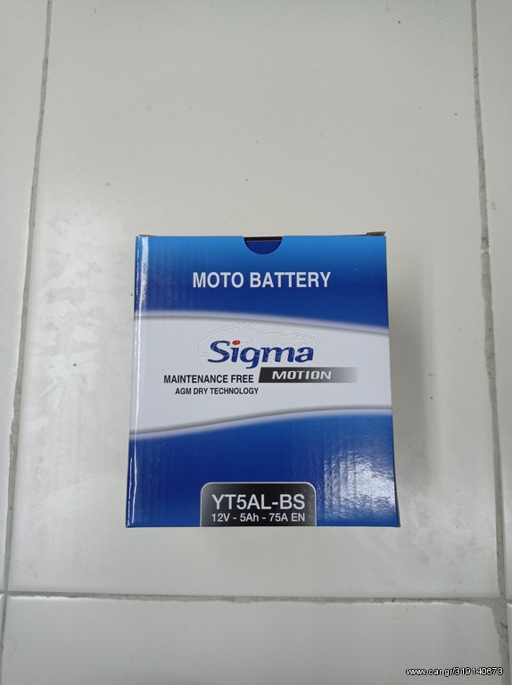 YT5AL-BS sigma μπαταρία
