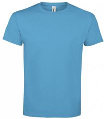 Sol's Imperial 11500 Ανδρικό t-shirt Jersey 190gr 100% βαμβάκι AQUA-321