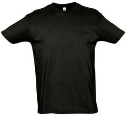 Sol's Imperial 11500 Ανδρικό t-shirt Jersey 190gr 100% βαμβάκι DEEP BLACK-309