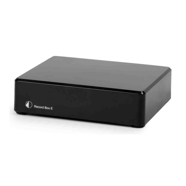 Pro-Ject Audio Record box E MM-MC USB PHONO RIAA PREAMPLIFIER BLACK - Pro-Ject Audio