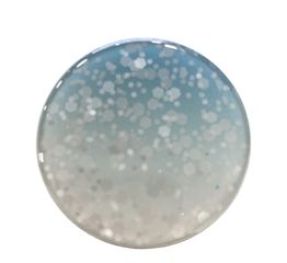 Pop Socket Mobile Phone Holder and Stand Colorful Glitter and Strass Ombre- Light Blue (oem)