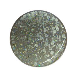 Pop Socket Mobile Phone Holder and Stand Colorful Glitter and Strass Ombre- Silver (oem)