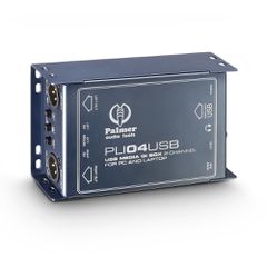 PALMER PLI04 USB Active 2-Channel USB DI Box and Line Isolator DAC - PALMER AUDIO
