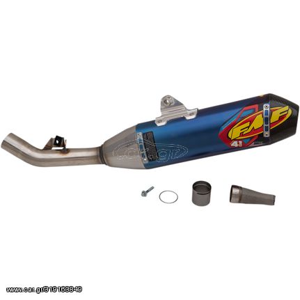 FMF Τελικό Εξατμίσεως Factory 4.1 RCT Slip-On Exhaust Honda CRF450X 2019-2022 (Titanium/Blue Titanium/Carbon Fiber)