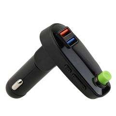 FM Transmitter Με Bluetooth 2 USB Οθόνη LCD Και Τηλεχειριστήριο ALS-A812 12 Volt Μαύρο 1 Τεμάχιο