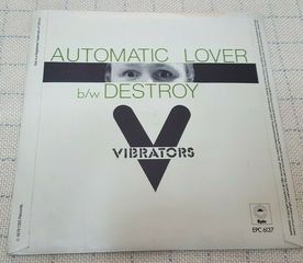 The Vibrators – Automatic Lover  7' 1978' Single, Promo-thumb-2