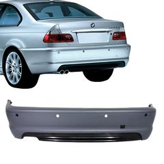 Πισινός Προφυλακτήρας Για Bmw 3 E46 99-05 Coupe / Cabrio M-Tech Με PDC  (Taiwan)