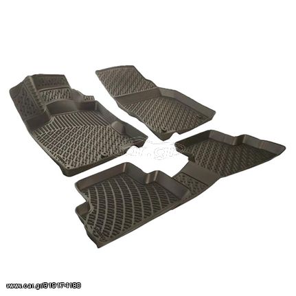 Πατάκια Σκαφάκια 3D Από Λάστιχο TPE Για Land Rover Range Rover Sport L320 2005-2013 Rizline 4 Τεμάχια Μαύρα