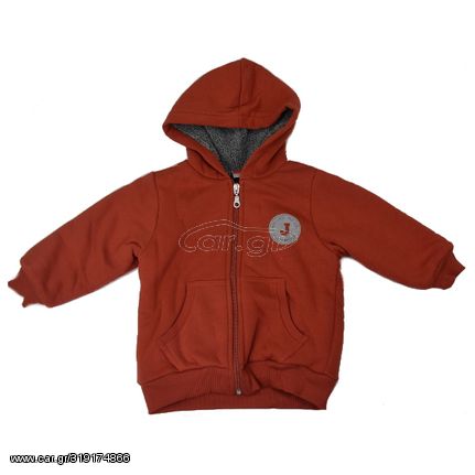 Joyce Zipper Hoodie Jacket 200121 D.Red