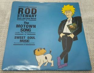 The Rod Stewart Rock And Soul Revue With The Temptations – The Motown Song 7' Europe 1991'