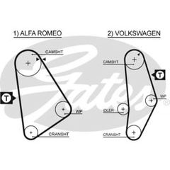 ΙΜΑΝΤΑ ΧΡΟΝΙΣΜΟΥ GATES 5001 | VW LT 28-35/ LT40-55 '82->'96 | ΔΟΝΤΙΑ 119 | ΟΕ: 073109119A