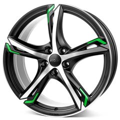 RONAL R62 GREEN 8.5x20" Matt Black / Diamond