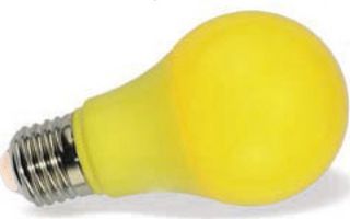 ΛΑΜΠΑ LED SMD ΕΝΤΟΜΩΝ ΚΙΤΡΙΝΗ 220-240v E27 7w EUROLAMP 147-80981