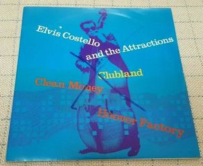 Elvis Costello And The Attractions – Clubland / Clean Money / Hoover Factory 7' UK 1980'