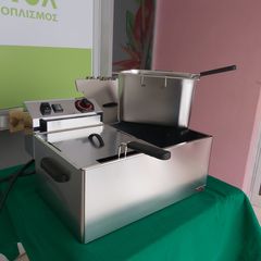 Φριτέζα ηλεκτρική τριφασική, διπλή, 8+8 lt., REDFOX FE77T, επαγγελματική. Ποιότητα & Τιμή Stockinox-thumb-9