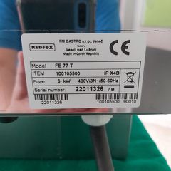Φριτέζα ηλεκτρική τριφασική, διπλή, 8+8 lt., REDFOX FE77T, επαγγελματική. Ποιότητα & Τιμή Stockinox-thumb-18