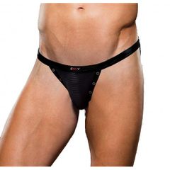 Envy Locker Room Black Thong-thumb-1