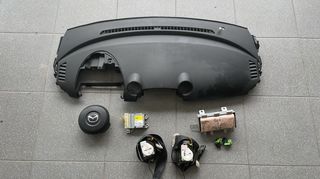 Σετ αερόσακων κομπλέ, με ταμπλό, από Mazda 2 2007 - 2014