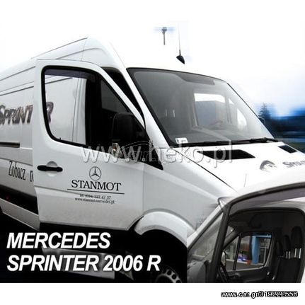 MERCEDES SPRINTER W906 2006-2018 / VW CRAFTER (ΚΟΝΤΟ) ΖΕΥΓΑΡΙ ΑΝΕΜΟΘΡΑΥΣΤΕΣ ΑΠΟ ΕΥΚΑΜΠΤΟ ΦΙΜΕ ΠΛΑΣΤΙΚΟ HEKO - 2 ΤΕΜ.