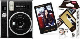 Instant Camera FujiFilm Instax mini 40 black + 10 shots kit