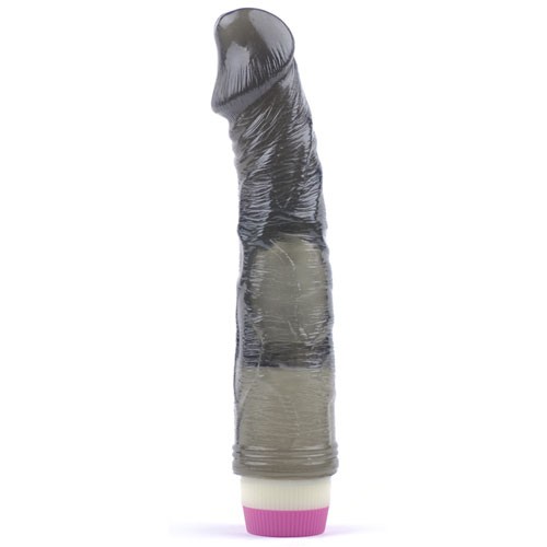 Clear Black Flexible Basic Realistic Vibrator