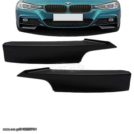 Μπροστινά Spoiler Δεξιά & Αριστερά Για Bmw 3 F30 / F31 2012-2017 M-Tech Από Abs Πλαστικό 2 Τεμάχια