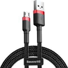 Baseus CAMKLF-C91 Cable Cafule USB micro USB 2m 1.5A Black-Red