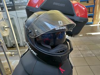 SHARK Speed-R Blank Matt Black Κράνος Μηχανής Full Face 1450gr με Sunvisor