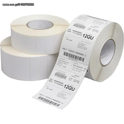 Ετικέτες αυτοκόλλητες θερμικές (BARCODE) 50x30mm ρολό 1000 ετικέτες Φ40