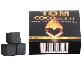 Κουτί με 9 καρβουνάκια για ναργιλέ TOM COCO GOLD MINI 99010814