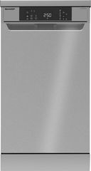 Sharp QW-NS1CF49ES Ελεύθερο Πλυντήριο Πιάτων για 10 Σερβίτσια (85x45x59,8) Inox