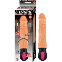 Realistic Warming and Vibrating Dildo 25 cm - Flesh Επαναφορτιζόμενος Δονητής Πολυτελείας