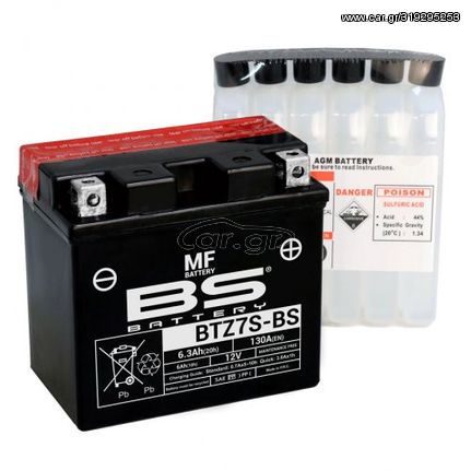 ΜΠΑΤΑΡΙA HONDA INNOVA BS BATTERY BTZ7S-BS 