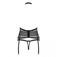 Obsessive Strapelie Corset with Crotchless Thong-thumb-1