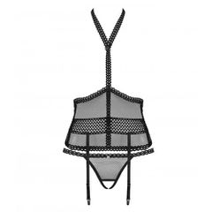 Obsessive Strapelie Corset with Crotchless Thong-thumb-3