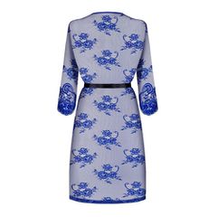 Obsessive Cobaltess Lace Kimono-thumb-1
